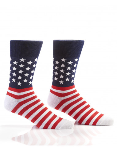 Grand Ol' Flag, Men's Crew Sock, Stars & Stripes