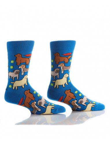 Men's Crew Sock, All About the Dogs