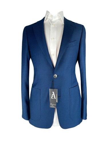 AE-CERRUTI 1881 - BLUE & BLACK MINI CHECK