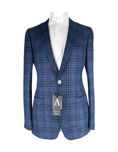 AE - CERRUTI 1881 -CROSSOVER MINI CHECK NAVY/L BLUE