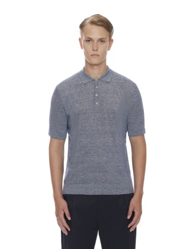 MARINE LINEN & COTTON S/S BUTTON POLO